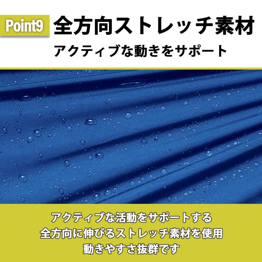 レインスーツ 上下セット 秋冬 防寒対策 回転フード レインコート 現場 自転車 防水 耐水 カッパ メンズ 男女兼用 釣り バイク 登山 |  | 12