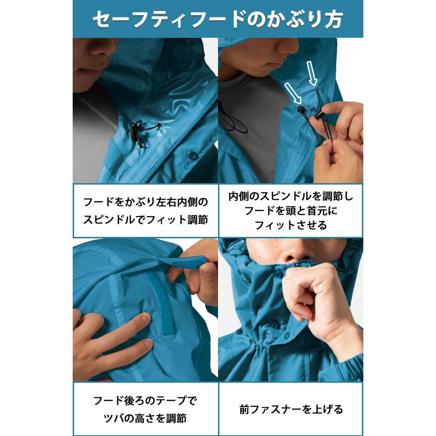 レインスーツ 上下セット 梅雨対策  回転フード リュック バッグイン 自転車 レインコート 防水 耐水 カッパ メンズ 男女兼用 釣り バイク 決算 |  | 04