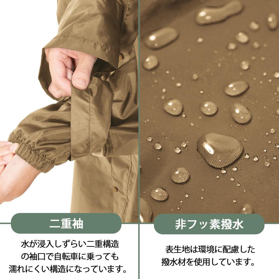 レインコート 自転車 回転フード 防寒対策 リュック バッグイン 防水 耐水 ポンチョ 軽量 カッパ 男女兼用 おしゃれ ギフト 通学 通勤 |  | 07