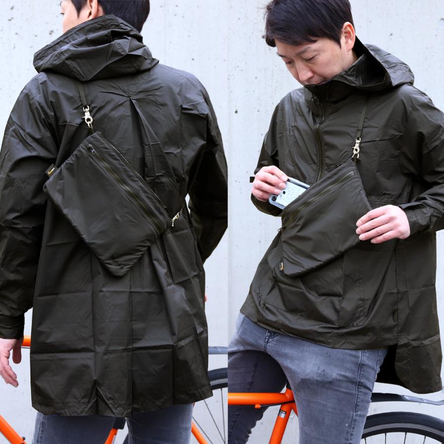レインコート 自転車 撥水 シェルコート メンズ レディース 撥水