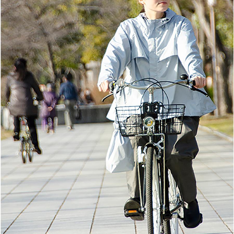 レインウェア ゴルフ レディース 上下セット 雨具 自転車 カッパ 合羽 ワイドスーツ 通勤 通学 梅雨 Makku マック | Makku | 09