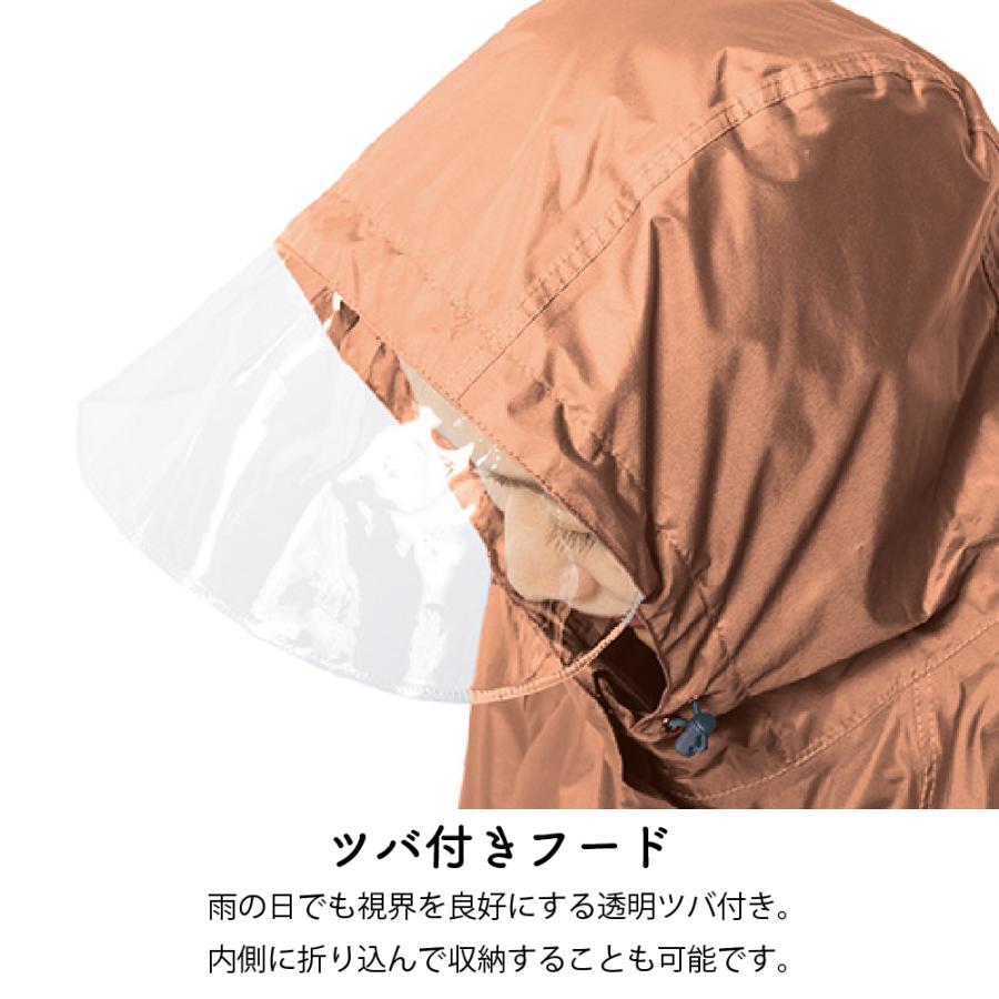 レインウェア ゴルフ レディース 上下セット 雨具 自転車 カッパ 合羽 ワイドスーツ 通勤 通学 梅雨 Makku マック | Makku | 11