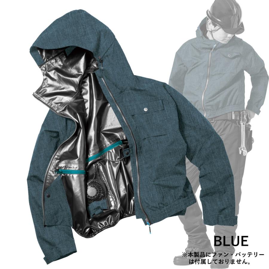 レインスーツ バッテリー別売 防水 エアレインプロ ショートブルゾン ファン対応 メンズ レディース 兼用 |  | 11