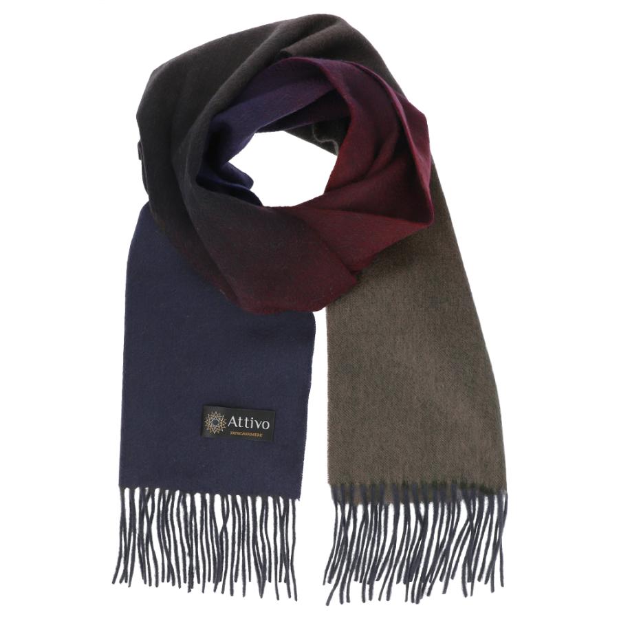 カシミヤ マフラー メンズ グラデーション ブランド 男性 カシミア ATCM03 | Attivo | 13