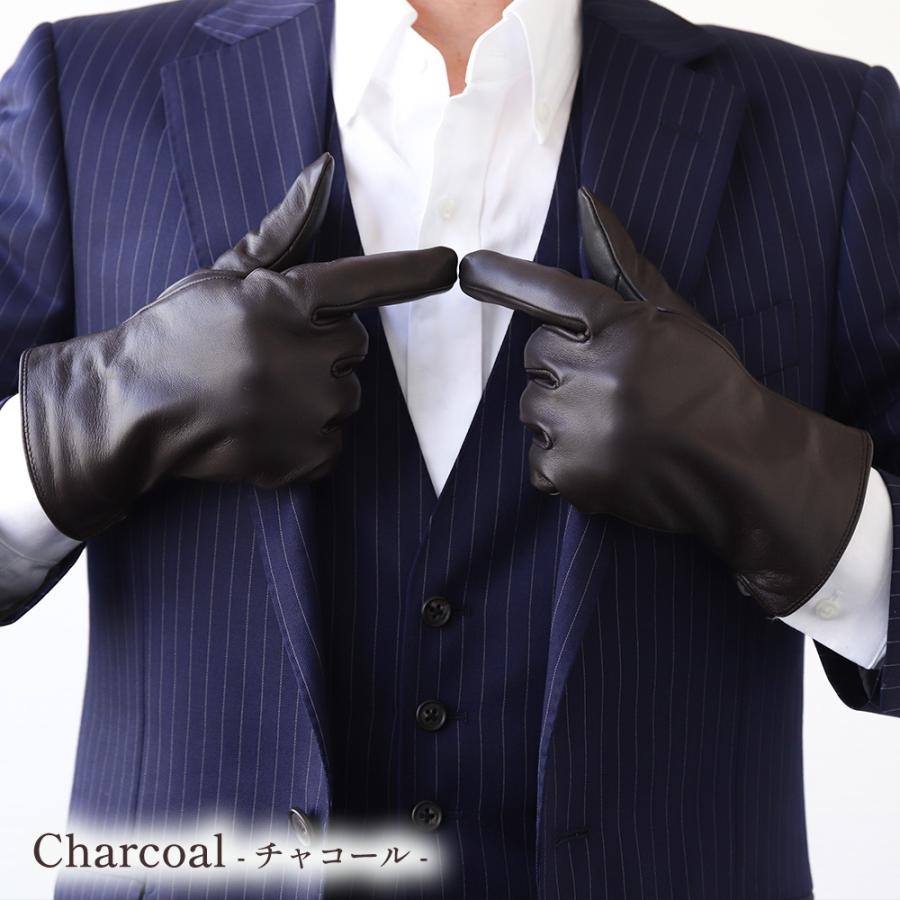 革手袋 メンズ スマホ対応 レザーグローブ 羊革 裏地付き ブランド Attivo ATKU010 CS | Attivo | 10