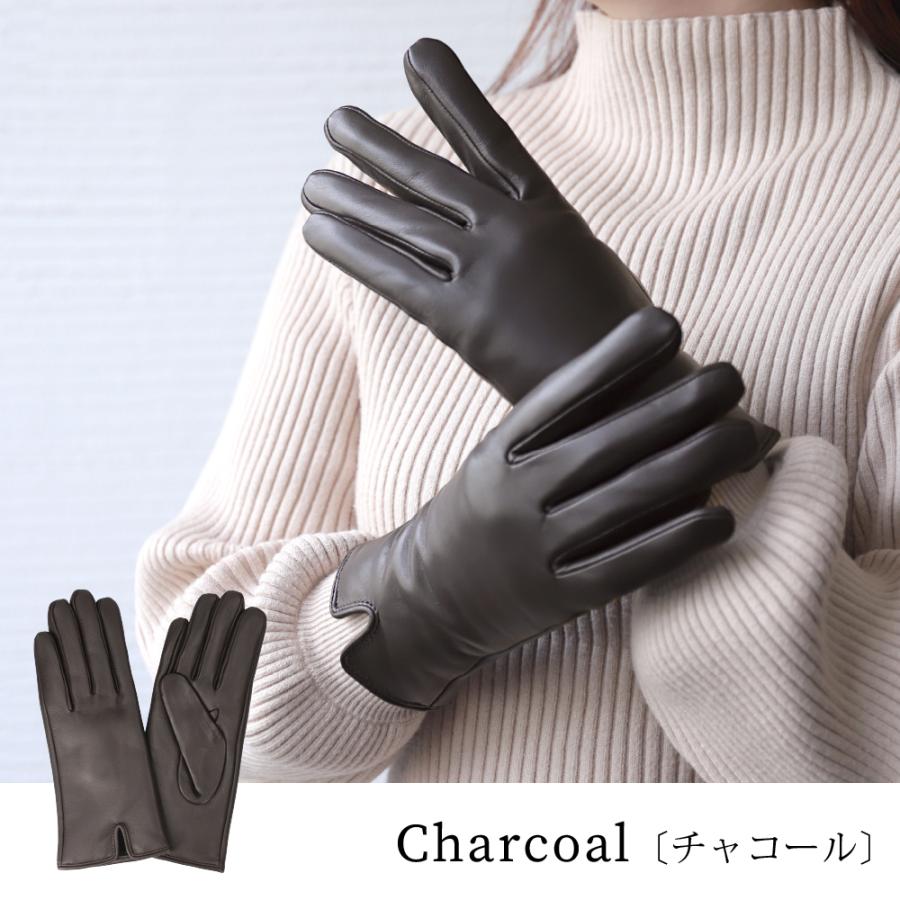革手袋 レディース スマホ対応 無地 本革 レザーグローブ ブランド Attivo ATKU040 | Attivo | 09