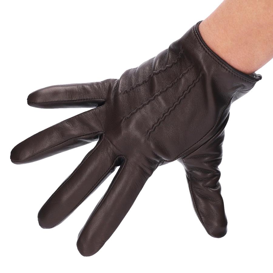 革手袋 メンズ スマホ対応 本革 レザーグローブ 裏地カシミヤ100％ ブランド Attivo ATLC003 | Attivo | 19