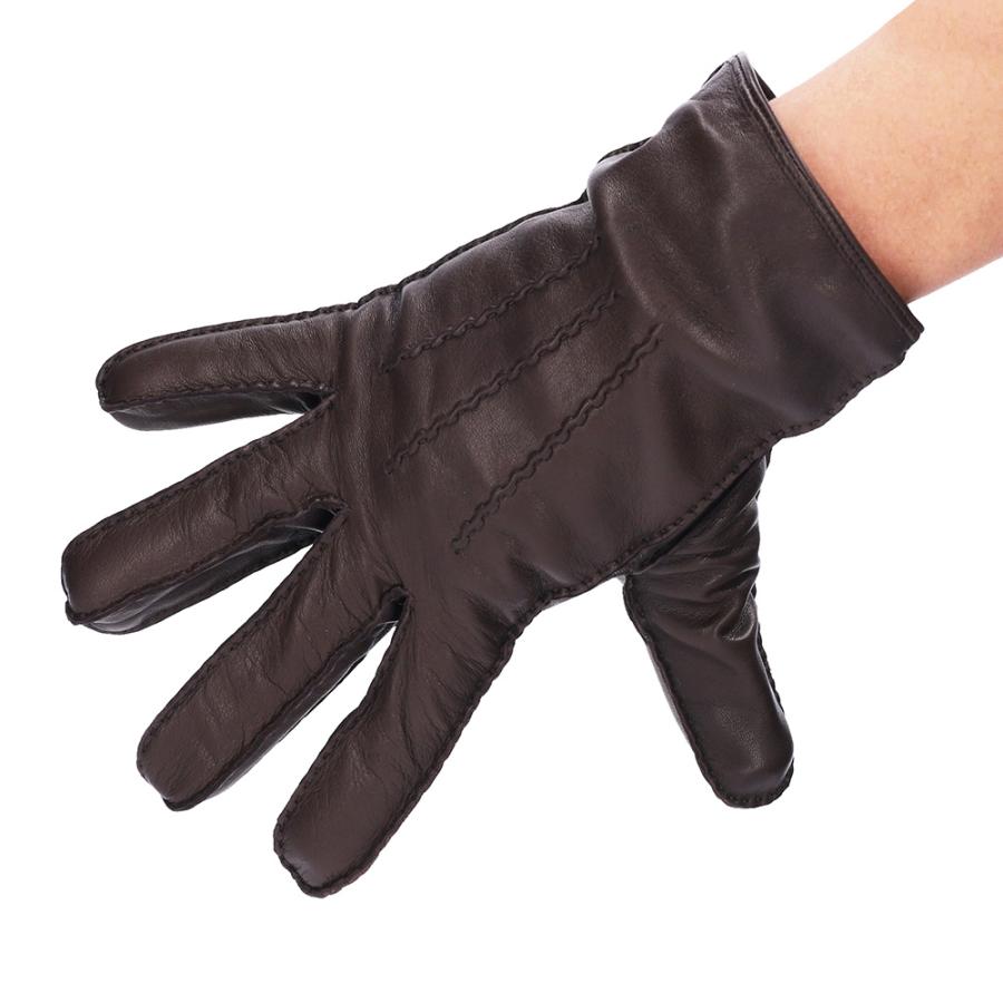 革手袋 メンズ スマホ対応 本革 裏地カシミヤ100％ レザーグローブ ブランド Attivo ATLC005 | Attivo | 18