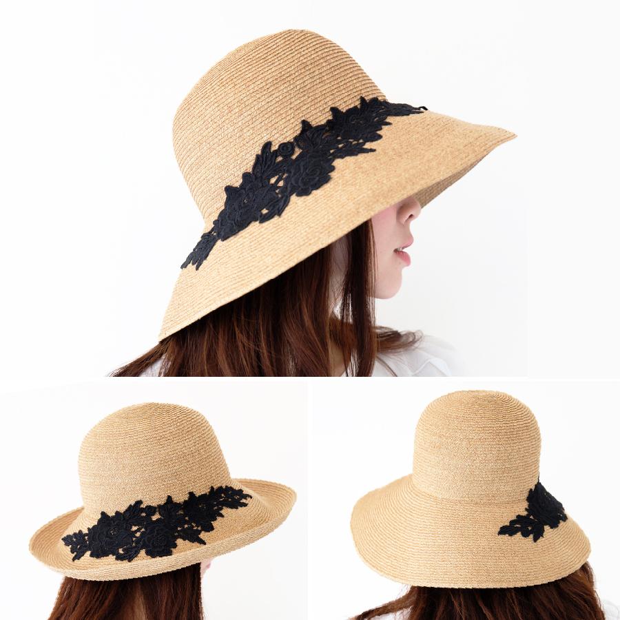 帽子 紫外線カット レディース 麦わら帽子 熱中症対策グッズ ハット 日本製 サイズ調整可 UVカット 紫外線 日焼け防止 | AURELIA | 08