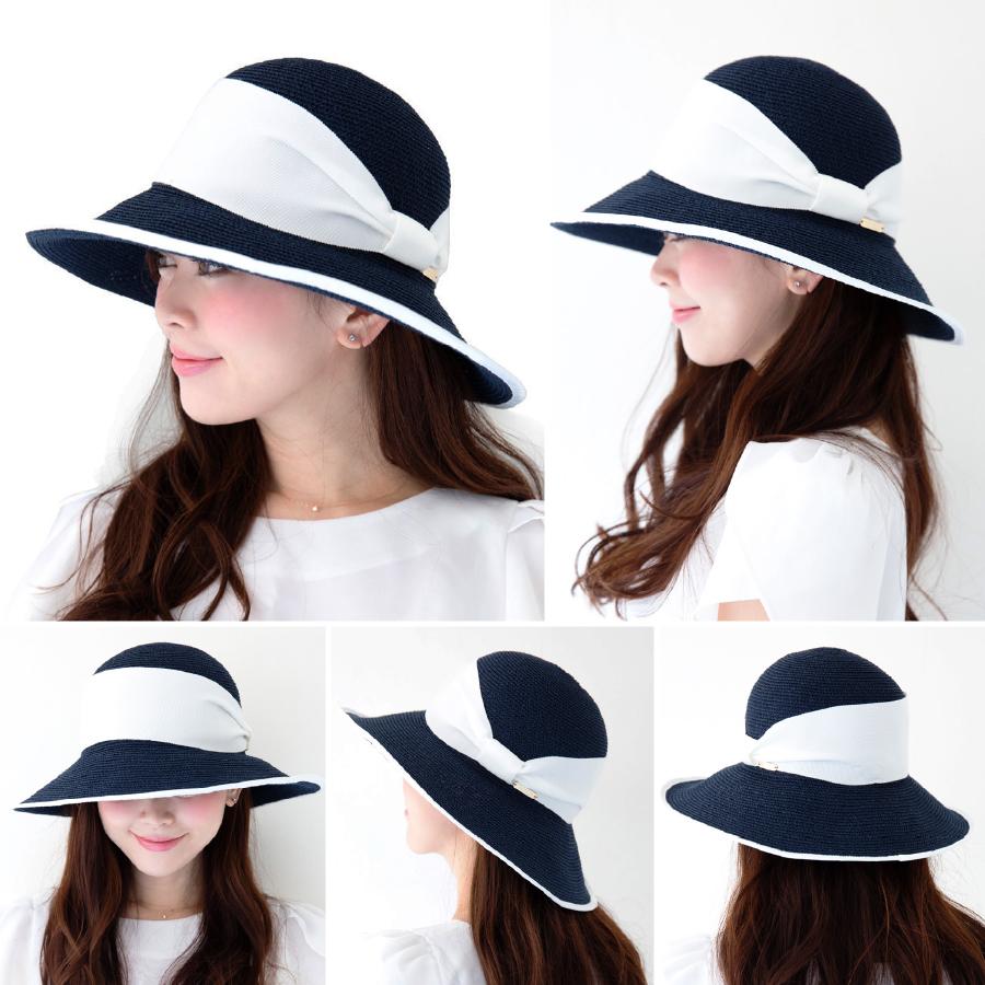 AURELIA 帽子 麦わら帽子 紫外線カット 熱中症対策グッズ ハット