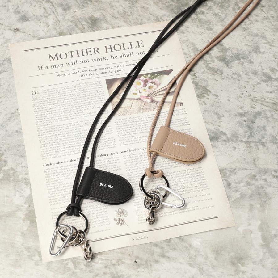 スマホストラップ レディース ショルダー ブランド BEAURE ビュレ ヴュレ 首かけ 斜めがけ  iphone 紐 マスク | Beau're | 07