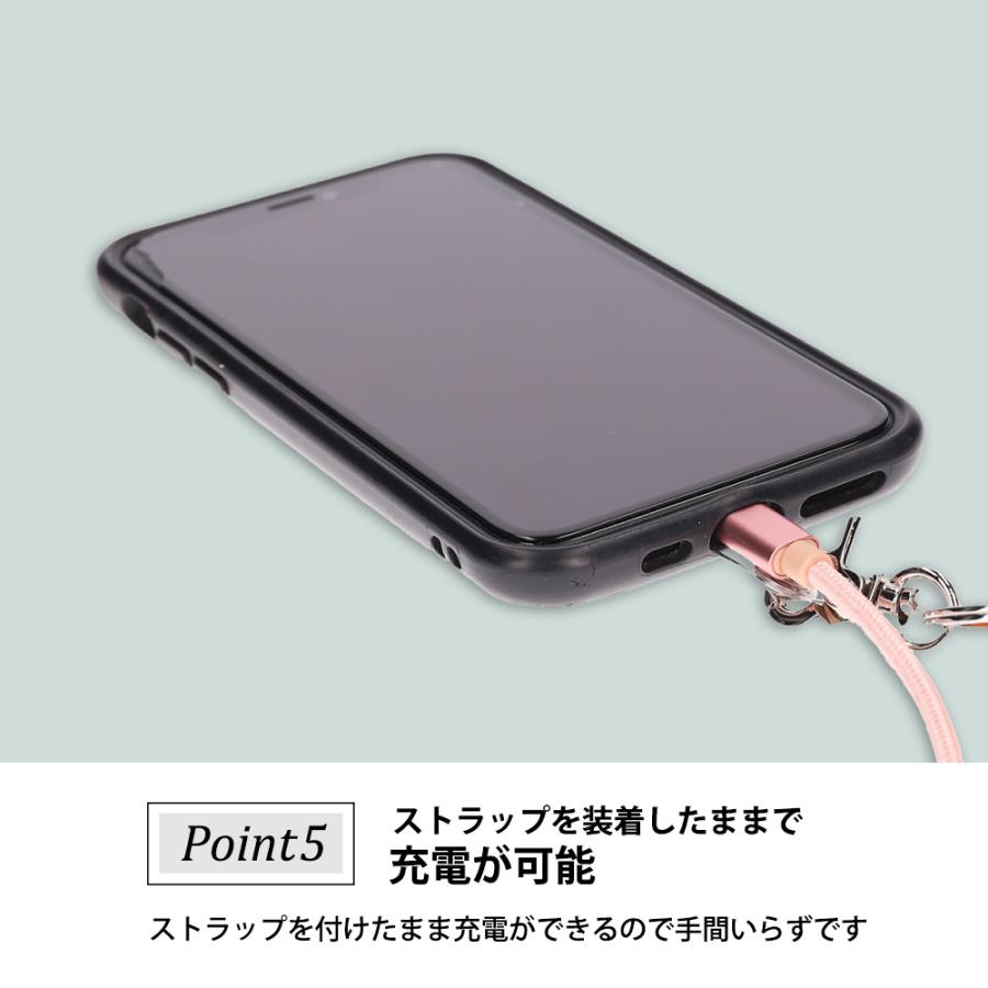 スマホストラップ レディース ショルダー ブランド BEAURE ビュレ ヴュレ 首かけ 斜めがけ  iphone 紐 マスク | Beau're | 12