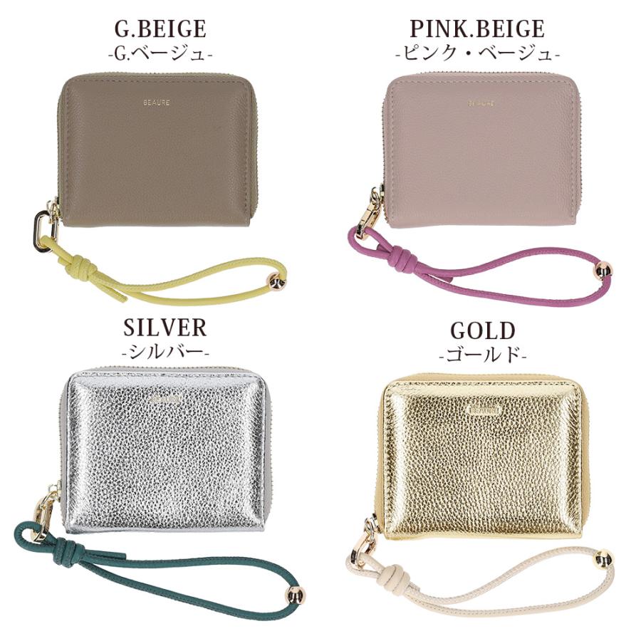 財布 レディース 二つ折り ミニ財布 コンパクト 本革 レザー 春 ツートン ブランド ビュレ ヴュレ 女性用 金運 | Beau're | 12