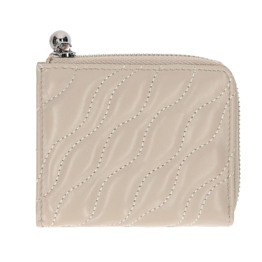 財布 レディース ミニ財布 本革 牛革 ヴュレ プレゼント ギフト カード収納 カード入れ コインケース 羊革 ブラック シルバー レディース | Beau're | 10