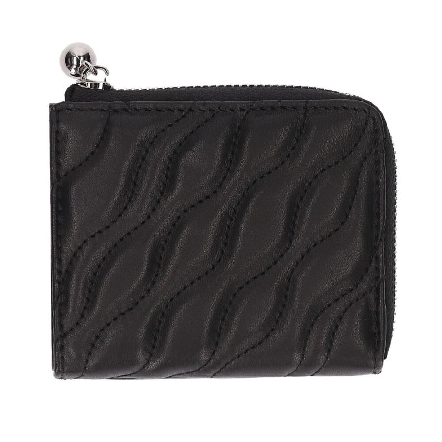 財布 レディース ミニ財布 本革 牛革 ヴュレ プレゼント ギフト カード収納 カード入れ コインケース 羊革 ブラック シルバー レディース | Beau're | 12