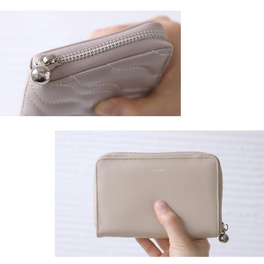 二つ折り財布 本革 カウレザー 羊革 ブランド BEAURE ビュレ ヴュレ ミニウォレット | Beau're | 10