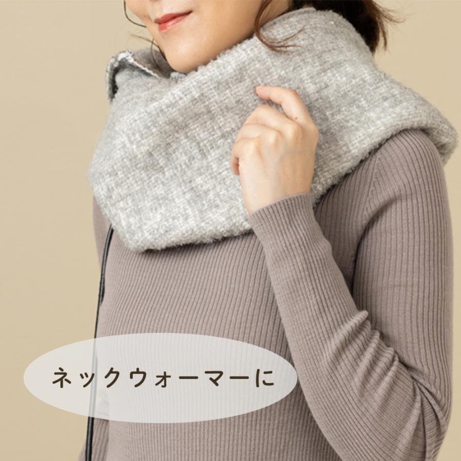 ネックウォーマー レディース アルパカ ポンチョ 温活 保温 防寒 冬 首元 あったか 女性 彼女 CS |  | 06