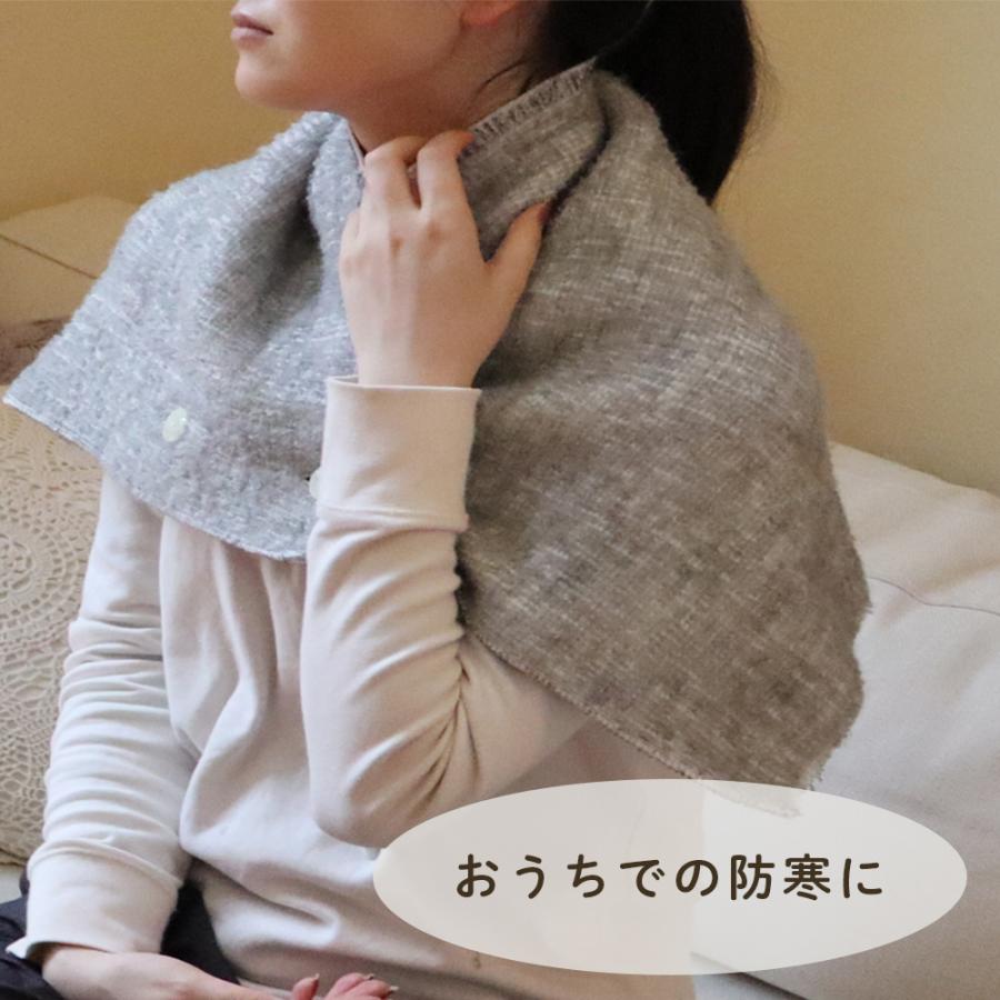 ネックウォーマー レディース アルパカ ポンチョ 温活 保温 防寒 冬 首