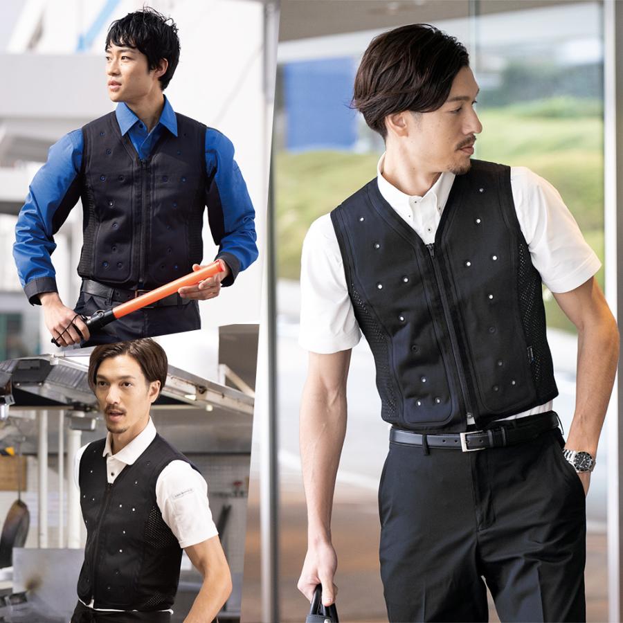 冷却ベスト AQUA WATER VEST ブラック 楽天市場】水だけ バッテリー不要 アクアウォーターベスト 注水