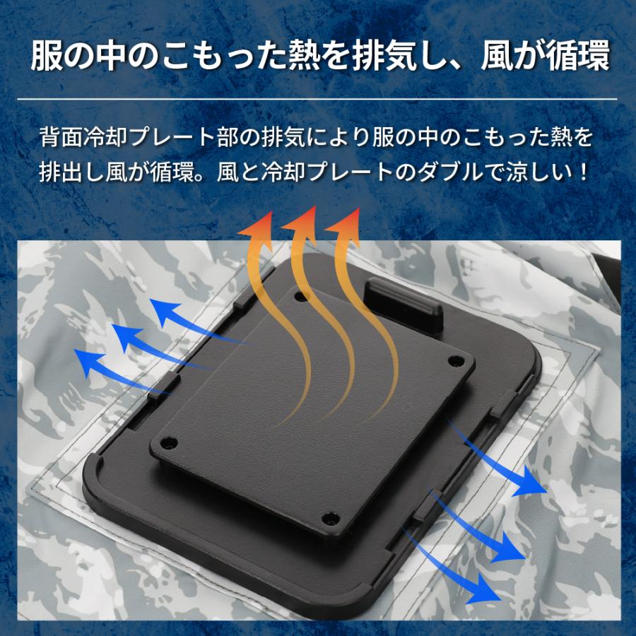 冷蔵服4 ベスト 暑さ対策 現場 外仕事 屋外 冷却 作業服 熱中症対策 冷却ペルチェデバイス+送風ファン 一体型ウェア | THANKO | 05