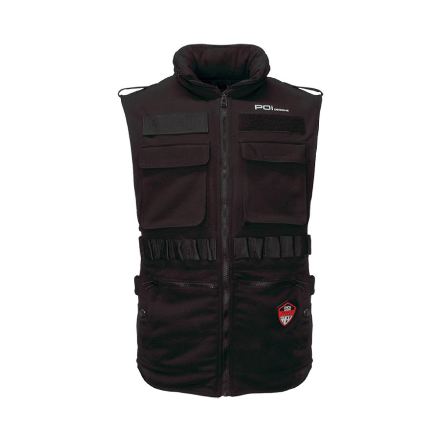 バイク タクティカルガードベストCE  メンズ レディース 兼用 ブラック BPJ-04P POi DESIGNS 吸汗冷感 アウター 胸 胸部 脊椎 腰 | ブランド登録なし | 09