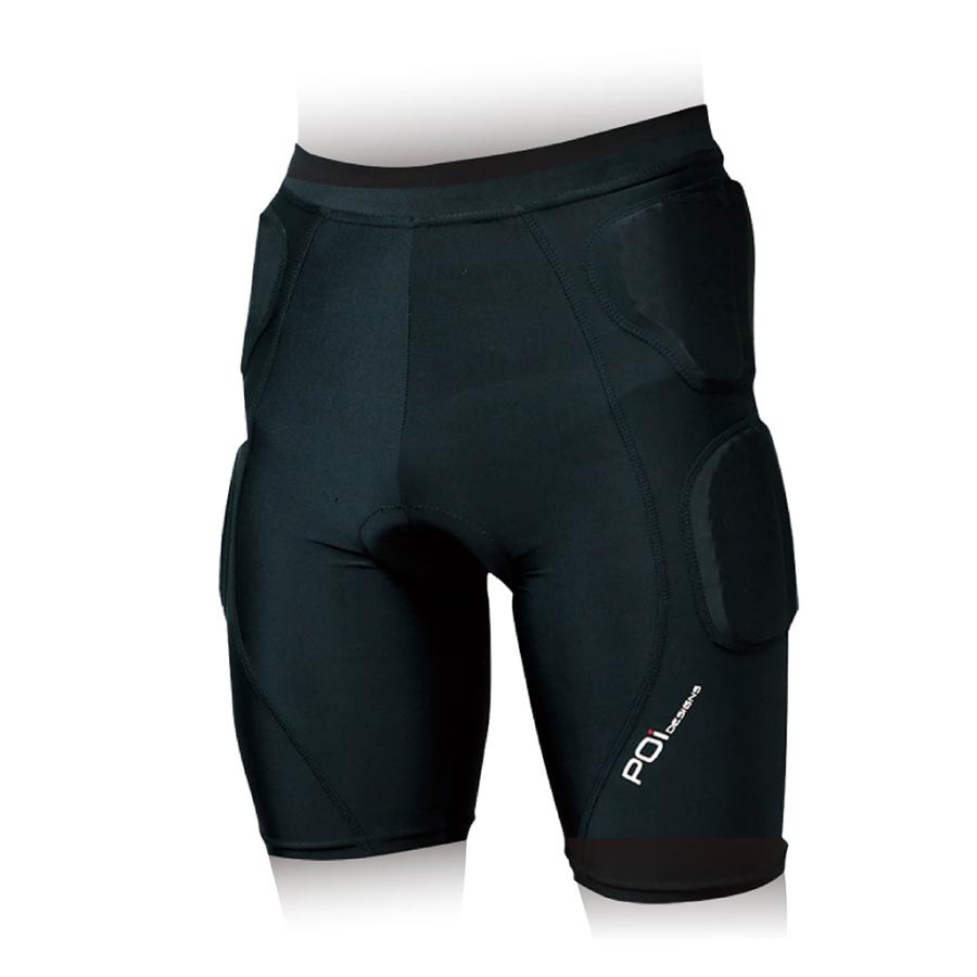 バイク プロテクター 腰 ガードインナーパンツ  メンズ レディース 兼用 ブラック  BPP-02 POi DESIGNS アンダーウェア 大型バイク インナーウェア | ブランド登録なし | 01