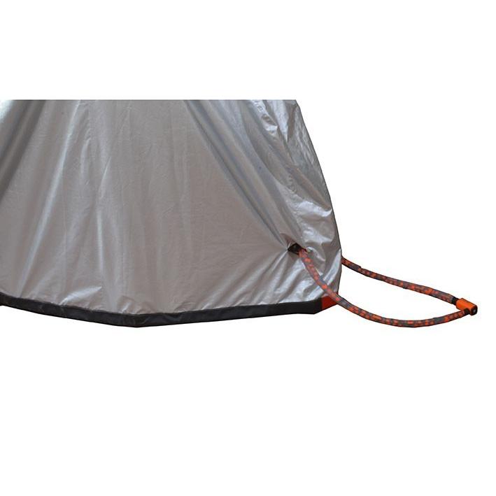 バイクカバー チェーンカバー ワンタッチ 前後ロック穴付 Lサイズ シルバー×ガンメタ LEAD リード工業 スピード装着 小型 中型 大型 | リード工業 | 07