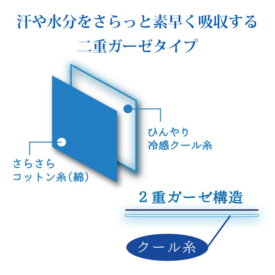 ストール 2重ガーゼ 日本製 クールマフラー暑さ UVカット 熱中症対策 ひんやり 接触冷感 クール糸 母の日 |  | 08