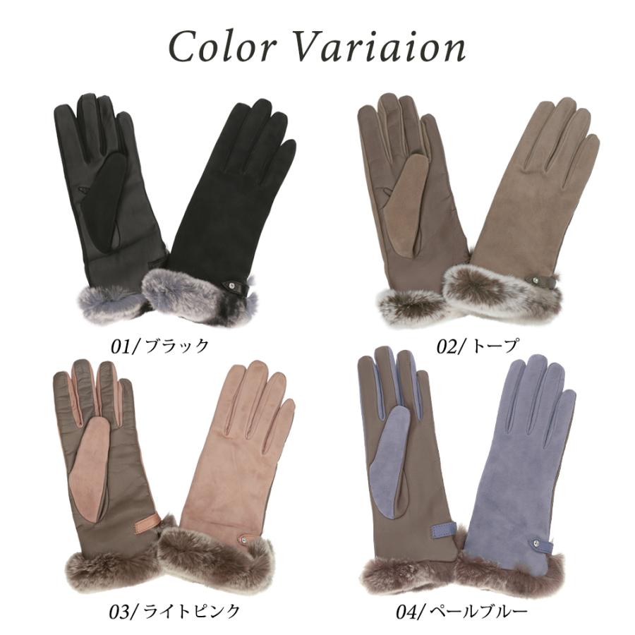 革手袋 レディース コレアーレグローブス スマホ対応 裏地