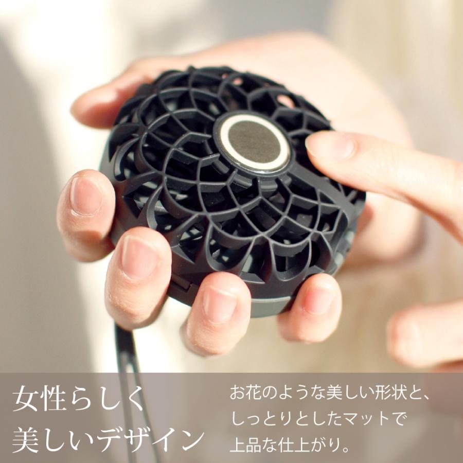 扇風機 首掛け ポータブル扇風機 コンパクトミラー  LED クーラー 熱中症対策 ギフト プレゼント | SPICE of Life | 03