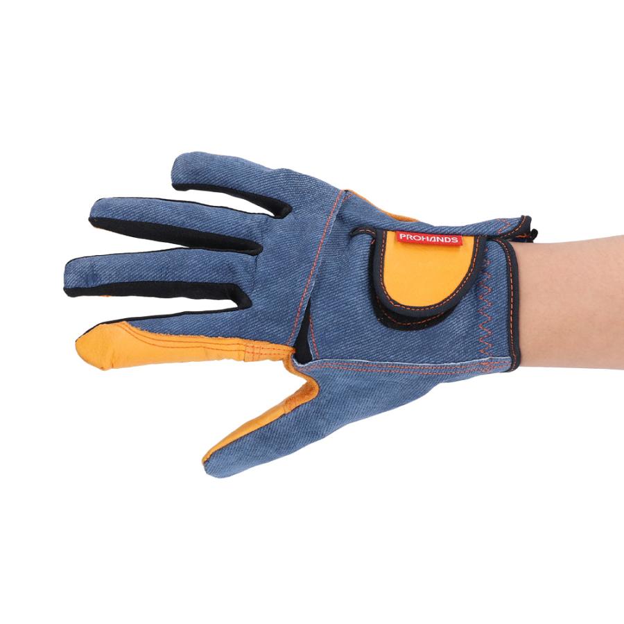 グローブ 牛革 デニム バイク 作業用 DENIMIST デニミスト メンズ レディース | Attivo | 12