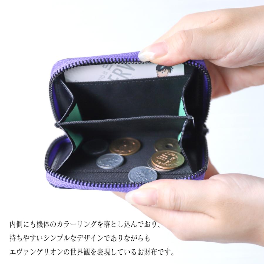 ミニ財布 コンパクト 本革 EVANGELION エヴァンゲリオン カード入れ コインケース |  | 10