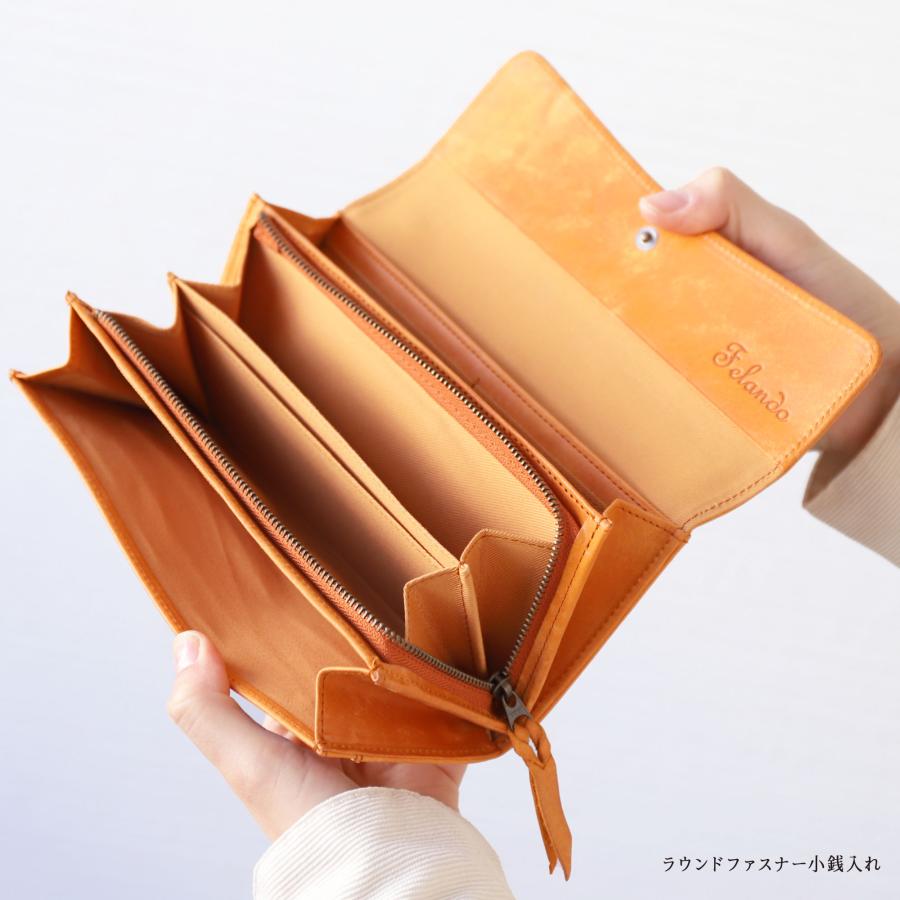 長財布 本革 レディース レザー 小銭入れ 金運 カード収納 大容量 felando プレゼント ギフト |  | 10