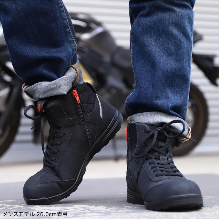 ライディングシューズ スニーカー バイク ライディングスニーカー ミドルカット スニーカー バイク ライディング シューズ 普段履き ウイズ 3E | ブランド登録なし | 12