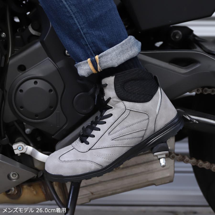 ライディングシューズ スニーカー バイク ライディングスニーカー ミドルカット スニーカー バイク ライディング シューズ 普段履き ウイズ 3E | ブランド登録なし | 13