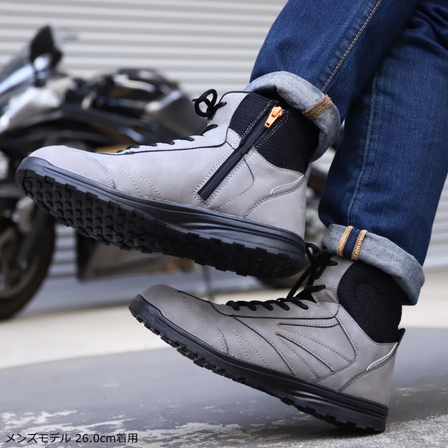 ライディングシューズ スニーカー バイク ライディングスニーカー ミドルカット スニーカー バイク ライディング シューズ 普段履き ウイズ 3E | ブランド登録なし | 14