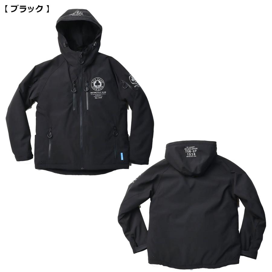 バイク ジャケット 秋冬 3色/4サイズ メンズ レディース プロテクター ソフトシェルライトウォームジャケット ACE CAFE LONDON エースカフェロンドン FS2301SJ | ACE CAFE LONDON | 01