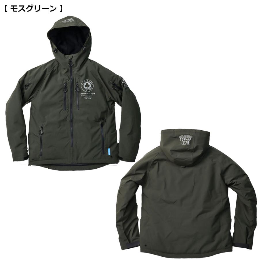 バイク ジャケット 秋冬 3色/4サイズ メンズ レディース プロテクター ソフトシェルライトウォームジャケット ACE CAFE LONDON エースカフェロンドン FS2301SJ | ACE CAFE LONDON | 09