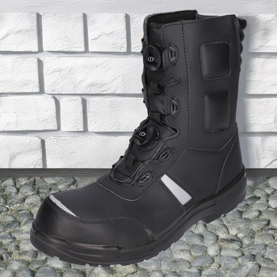 バイク ブーツ メンズ レディース ライディングブーツ 超軽量ブーツ ダブルダイヤルシステム 樹脂先芯入り 6サイズ / ブラック | ブランド登録なし | 02