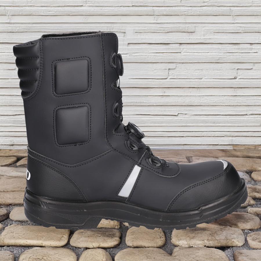 バイク ブーツ メンズ レディース ライディングブーツ 超軽量ブーツ ダブルダイヤルシステム 樹脂先芯入り 6サイズ / ブラック | ブランド登録なし | 03