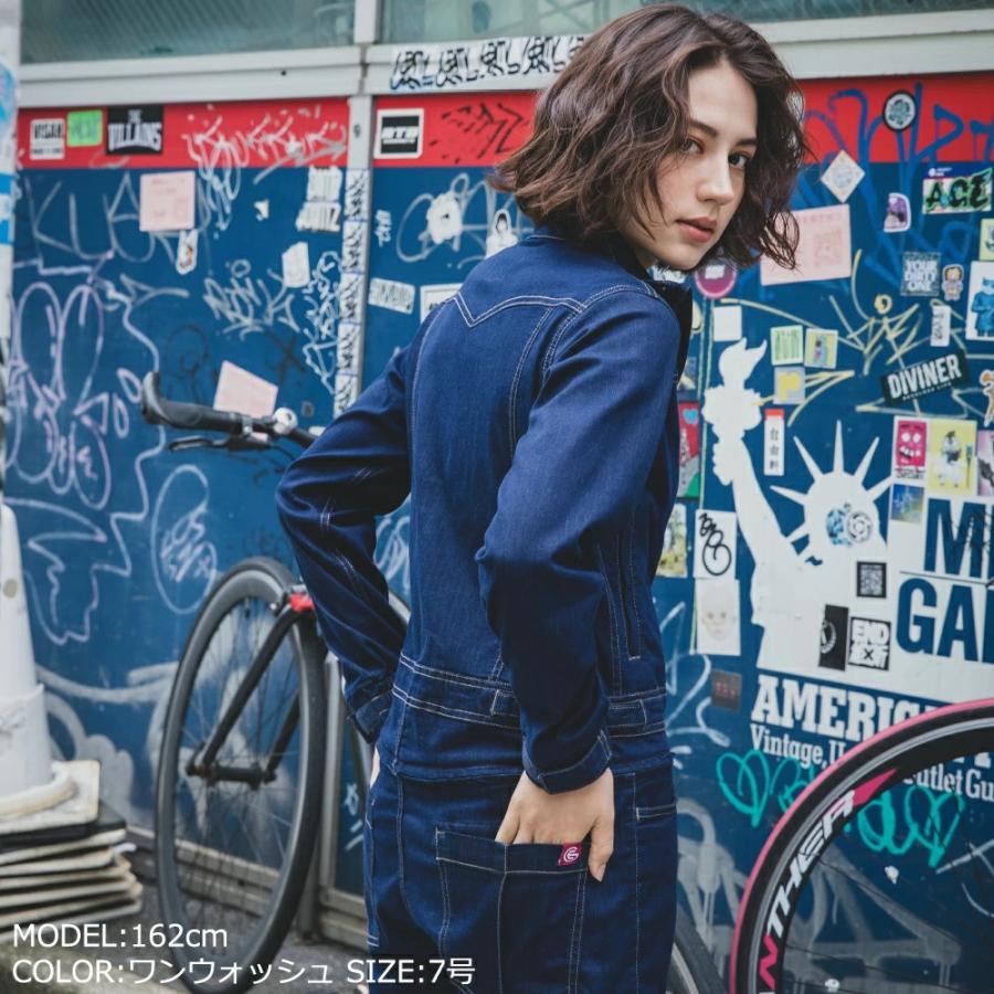 デアリーウーマンツナギ GRACE ENGINEER'S 4色 12サイズ レディース キッズ 防寒 防風 酪農 キャンプ アウトドア バイク ウェア ツナギ つなぎ 作業着 | ブランド登録なし | 08