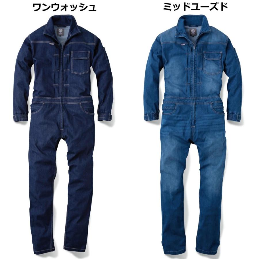 デアリーウーマンツナギ GRACE ENGINEER'S 2色 7サイズ バイク ウエア メンズ 秋冬 ツナギ つなぎ つなぎ服 デニム アメリカン ヒップオープン機能 | ブランド登録なし | 05