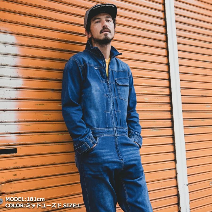 デアリーウーマンツナギ GRACE ENGINEER'S 2色 7サイズ バイク ウエア メンズ 秋冬 ツナギ つなぎ つなぎ服 デニム アメリカン ヒップオープン機能 | ブランド登録なし | 09