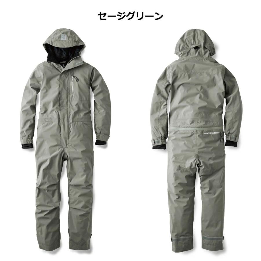ブリザードシェルツナギ GRACE ENGINEER'S 4色 8サイズ ジャケット 防寒 防風 防水 暖かい バイク ウェア ツナギ つなぎ つなぎ服 ヒップオープン機能 | ブランド登録なし | 06