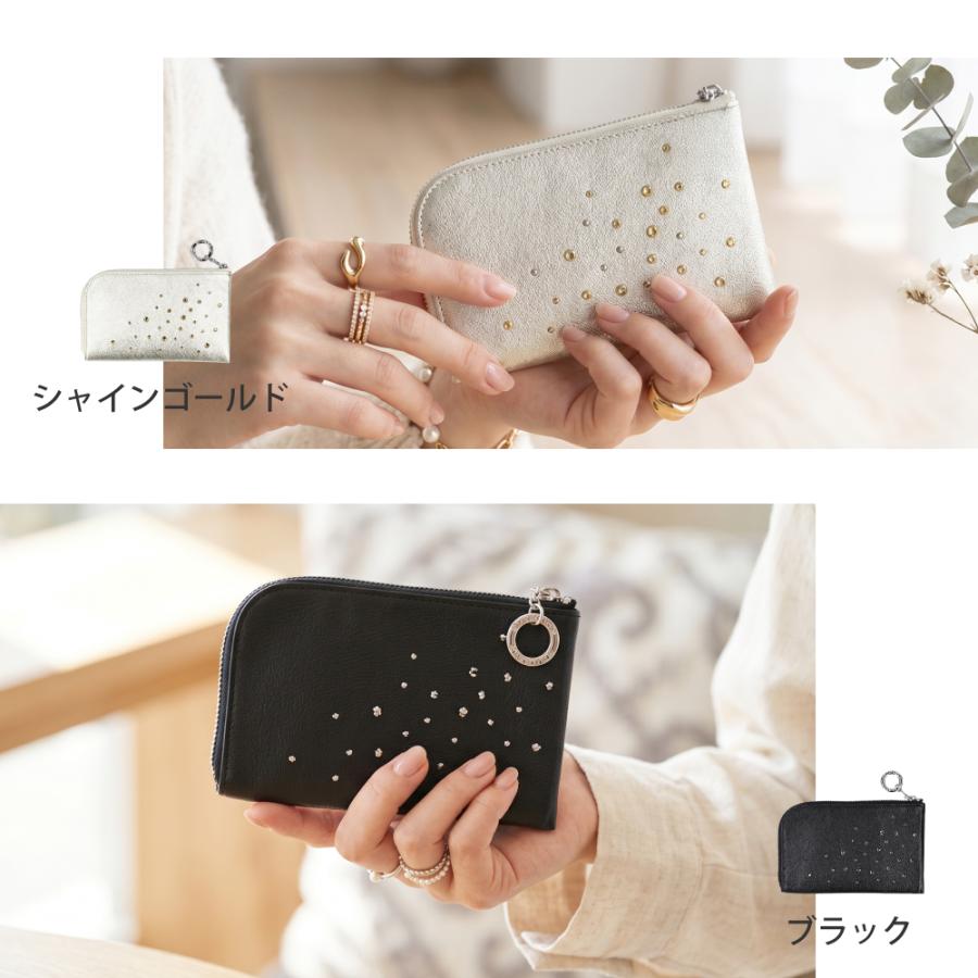 ミニ財布 レディース 本革 コンパクト 薄い 日本製 スワロフスキー ブランド ビージュエルド | Bejoueld | 16