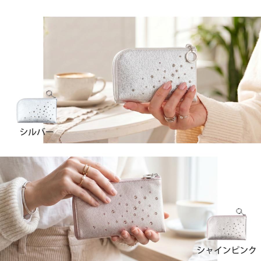 ミニ財布 レディース 本革 コンパクト 薄い 日本製 スワロフスキー ブランド ビージュエルド | Bejoueld | 15