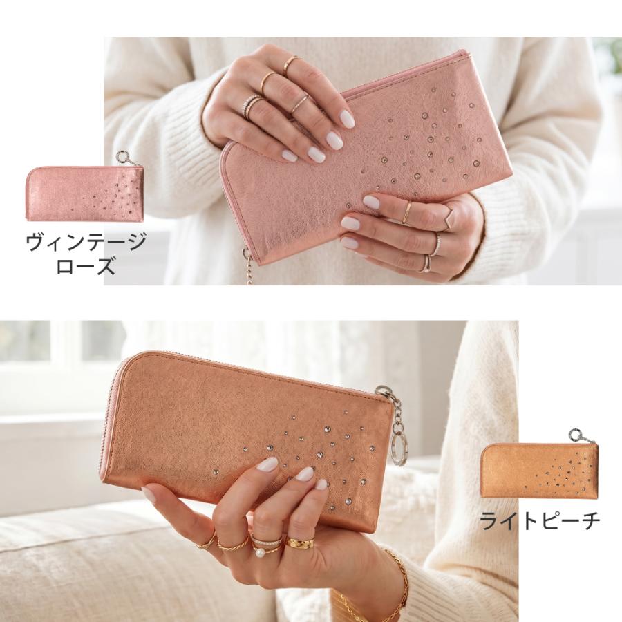 長財布 レディース 薄い 本革 大容量 日本製 スワロフスキー ブランド ビージュエルド | Bejoueld | 27