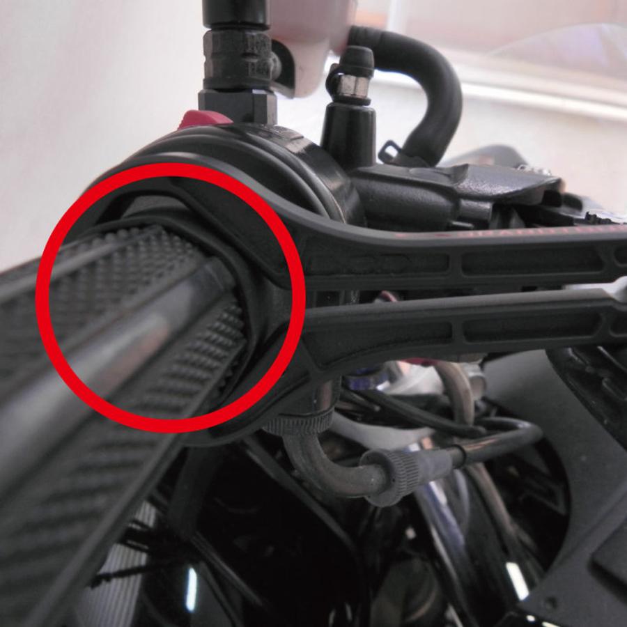 バイク アクセルロッカー アクセレーターロックシステム-EVO 補修用シリコンバンド GT-ALS-BG GRANDTOUR 22.2Φ 7 8inch 25.4Φ 1inch ハンドルバー対応 | ブランド登録なし | 01