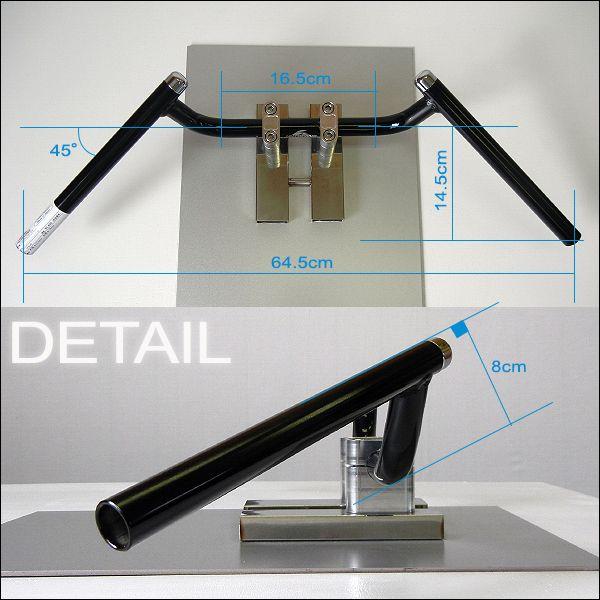 ハリケーン HB0020B-01 コンドルハンドル ブラック 中型車・大型車汎用品 | HURRICANE | 02
