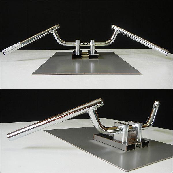 ハリケーン◇コンドル ハンドル メッキタイプ◇新品◇HB0020C-01◇グロム KSR マジェスティC MT25 XJR CB GSX GSR ZRX HURRICANE（ハリケーン） HB0020C-01 コンドルハンドル メッキ 中型車